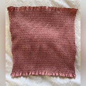 Sweetbei Soft pink ruffled bandeaux